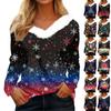 Long Sleeve Shirts For Women Cute Tops Christmas Prints Tees Blouses Casual Plus Size Basic Tops Pullover