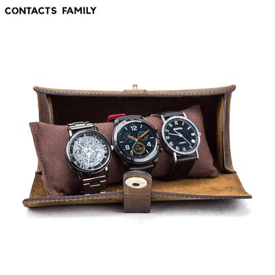 Органайзер из натурального кожи, для хранения часов