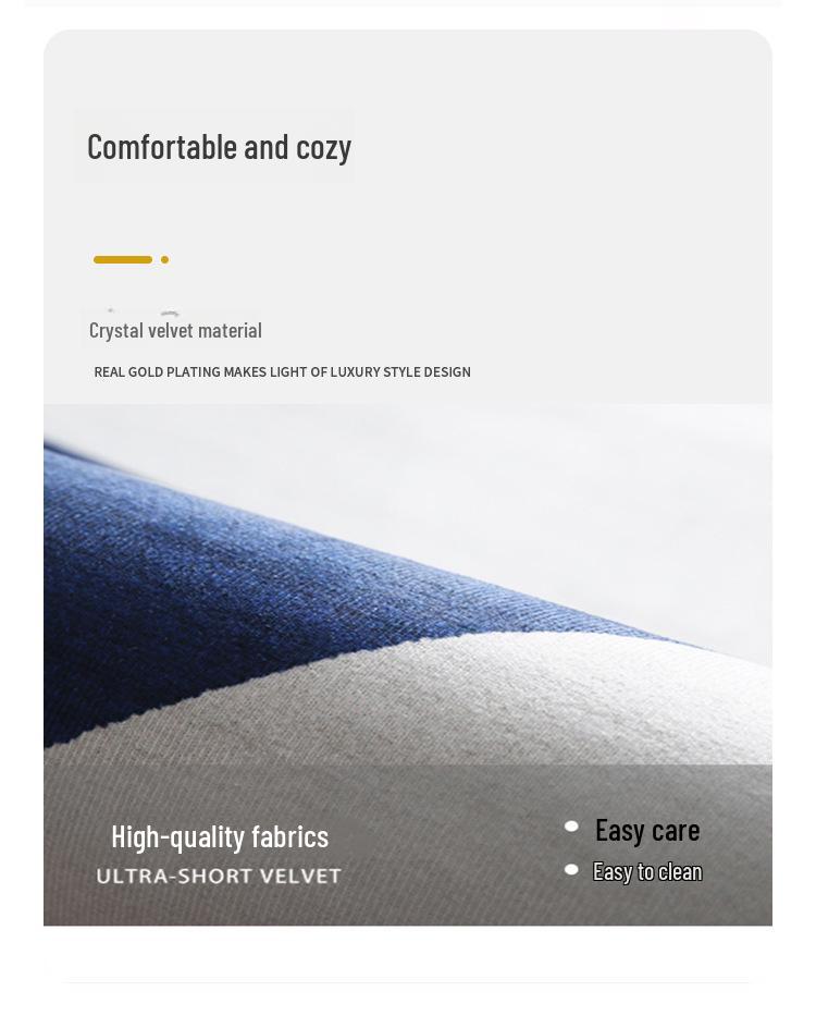 Нескользящий бархатный ковер для гостиной: Грязеотталкивающий, простой в уходе, прохладный, тихий, простой стиль