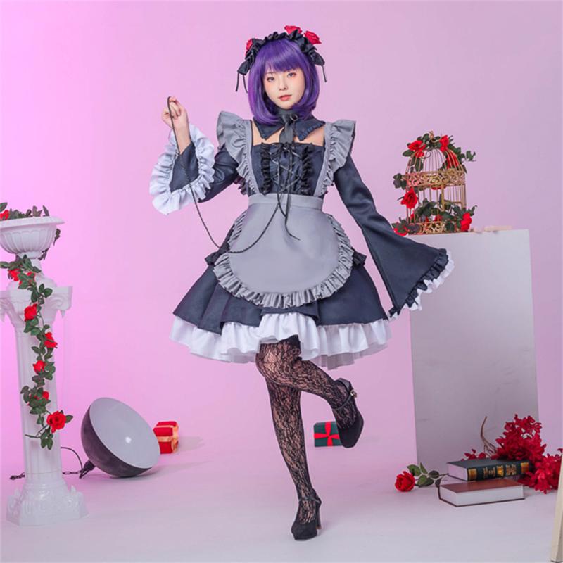 My Dress Up Darling Marin Kitagawa косплей костюм для женщин костюм горничной на Хэллоуин полный комплект униформы