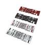 Model3 автомобильные наклейки с логотипом в клетку ModelY Tail Tag Grid Decal Auto Metal Letter Decoration для Tesla Model 3 SXY 2023 Аксессуары