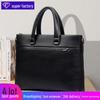 Men's High-End Fashion Leather Briefcase - Premium Genuine Cowhide