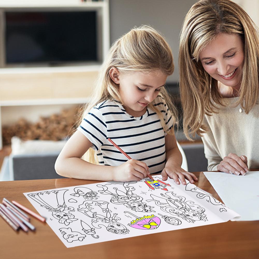 1PCS Three Meters of Children's Graffiti Scroll