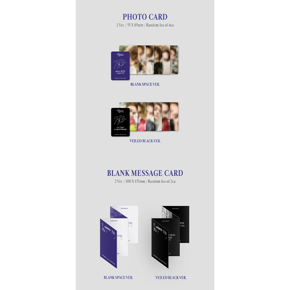 PARK JI HOON 7-й МИНИ-АЛЬБОМ [Пустой или черный]