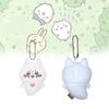 Bear Chiikawa Plush Keychain Charm Cute Cartoon School Bag Accessories Doll Gift