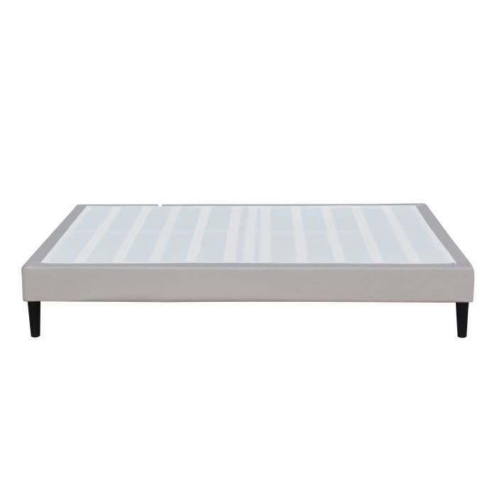 Основание кровати - KING OF DREAMS - 120x200 см - Съемный чехол - Стирающийся чехол - Ножки 20 см