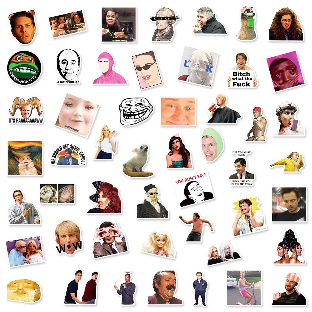 50Pcs New Stickers Cute Stickers Notebook Mobile Phone Stickers