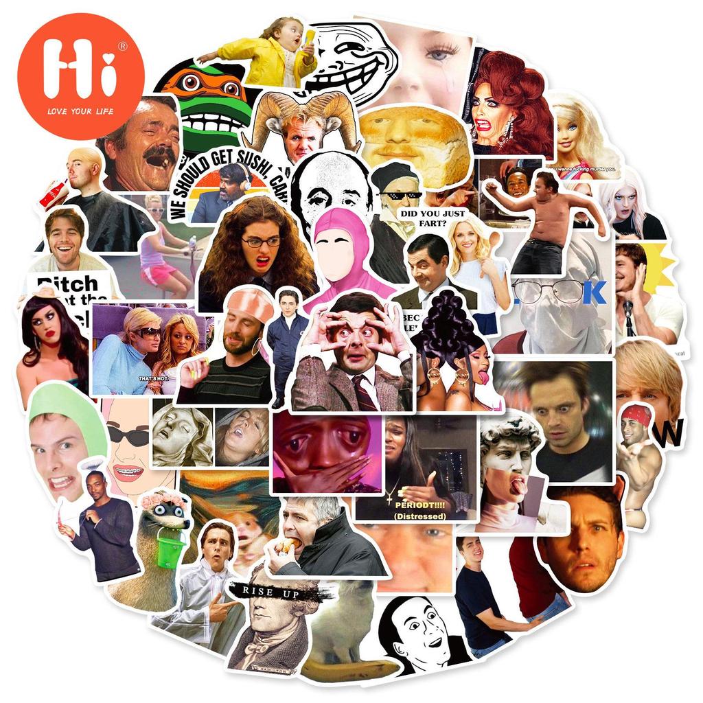 50Pcs New Stickers Cute Stickers Notebook Mobile Phone Stickers