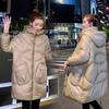 Women's Winter Coat with Loose Fit and Long Length, Stylish Bread Jacket with Cotton Padding, Versatile and Warm