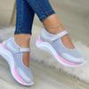 Women Casual Sneakers Breathable Wedges Flat Shoes Slip-On Footwear Ladies Platform Loafers