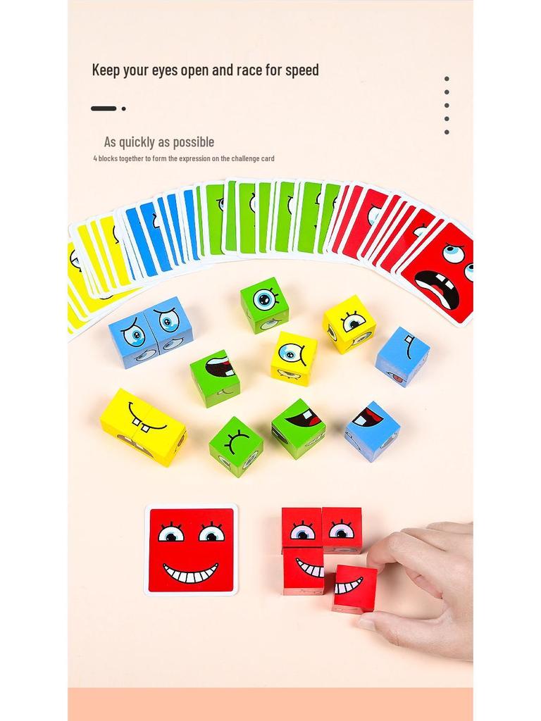 Interactive Face-Changing Cube Game: Enhancing Toddler Logic & Parent-Child Fun