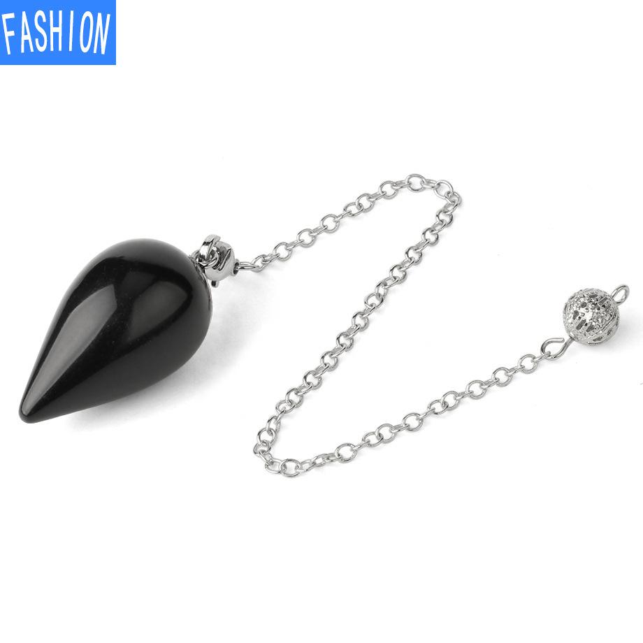 Капля воды, аметист, персонализированная универсальная независимая упаковка, подвеска-маятник из натурального кристалла