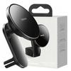 Baseus Big Energy Car Mount With 15W Wireless Charger For Iphone 12 / Iphone 13 Series (Black)
