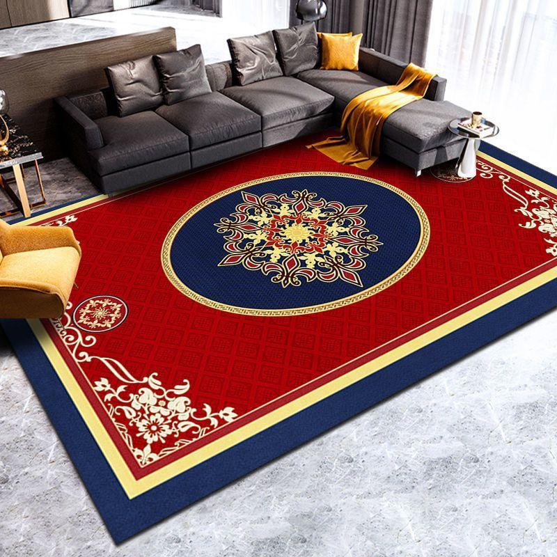 Роскошные большие коврики для гостиной, журнальные столики в китайском стиле, ковры для декора спальни, нескользящие моющиеся напольные коврики, коврик для входа