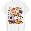Cute Wizard Ghost Magic Spooky Halloween Night T-Shirt