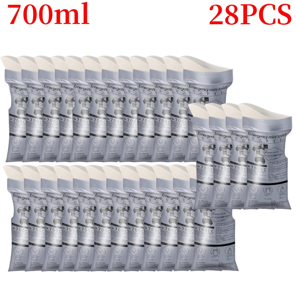 4-32 шт. Портативный аварийный пакет-писсуар для кемпинга на открытом воздухе, одноразовый дорожный пакет для рвоты, мобильный туалет для мужчин, женщин и детей