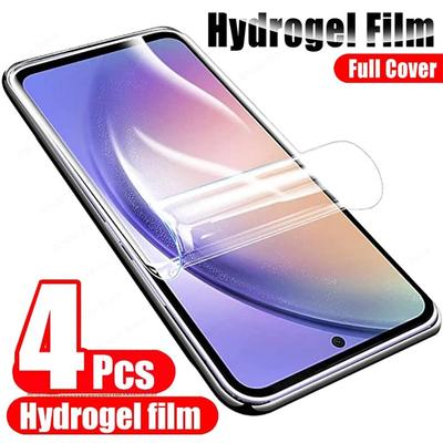 Защитная пленка для экрана Samsung Galaxy A54 5G A52 A51 A71 A70 A50 A53 A14 A13 A12 A34 A73 A72 A22 A50 A33 A32, гидрогелевая пленка