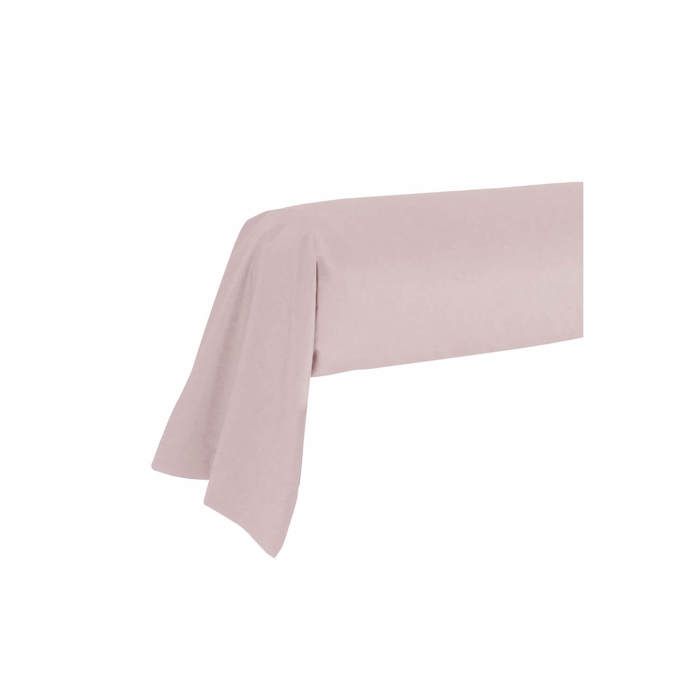 Taie de traversin - 86 x 185 cm - 100% coton - France - Rose