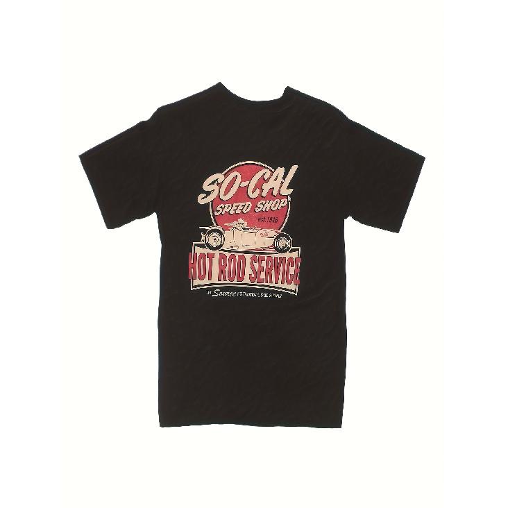 Southern California Speed Workshop Retro  Car Themed Print T-Shirt - A Retro Car Culture Shirt from California, Founded in 1948. Made from 100% Soft