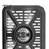 Air Fryer Cooking Rack Accessories Grill Pan, Nonstick Durable Aluminum Grease Tray, with Rubber Replacement Trap for Pad, Heat Circulation