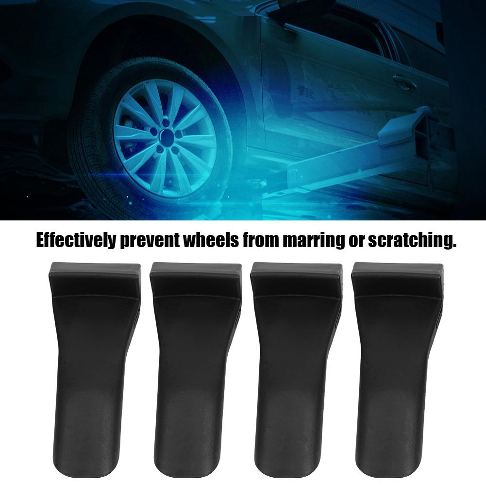 4Pcs Tire Changer Clamp Cover Jaw Protectors Guard Protective Covers (Bent Angle)
