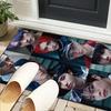 K-pop Stars In Urban Vibes Office Rug Chair Mat, Game Carpet, Suitable for Front Door, Bedroom, Living Room, Desk, Holiday Gift