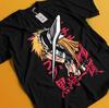 Футболка Аниме Блич Ичиго Банкай Футболка Айзен Ихвач Футболка Зараки Кенпачи