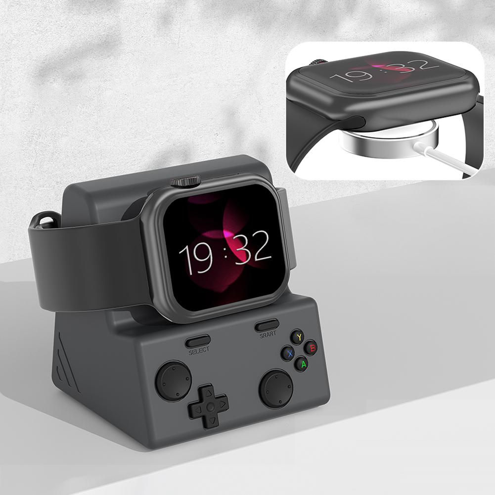 Charger Stand Silicone Dock Charger Cable Smartwatch Holder Stable Desk Watch Holder for Apple Watch Series 10 9 8 7 6 5 4 3 2 1