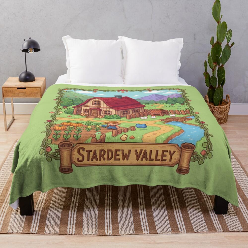 Stardew Valley Classic Pixel Art Throw Blanket