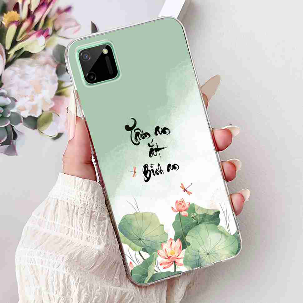 For Oppo Realme C11 6.5" Case Colorful Butterfly Soft Silicone TPU Cover For Realme c11 C11 RMX2185 Fashion Flower Phone Cases
