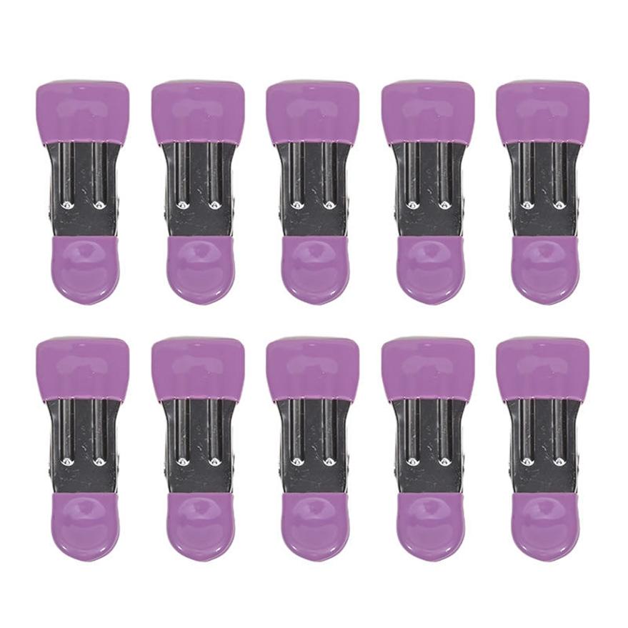 10 шт./компл. прочные многофункциональные мини-прищепки с двумя головками, зажимы для сушки, креативные нескользящие зажимы для маленьких пакетов с едой