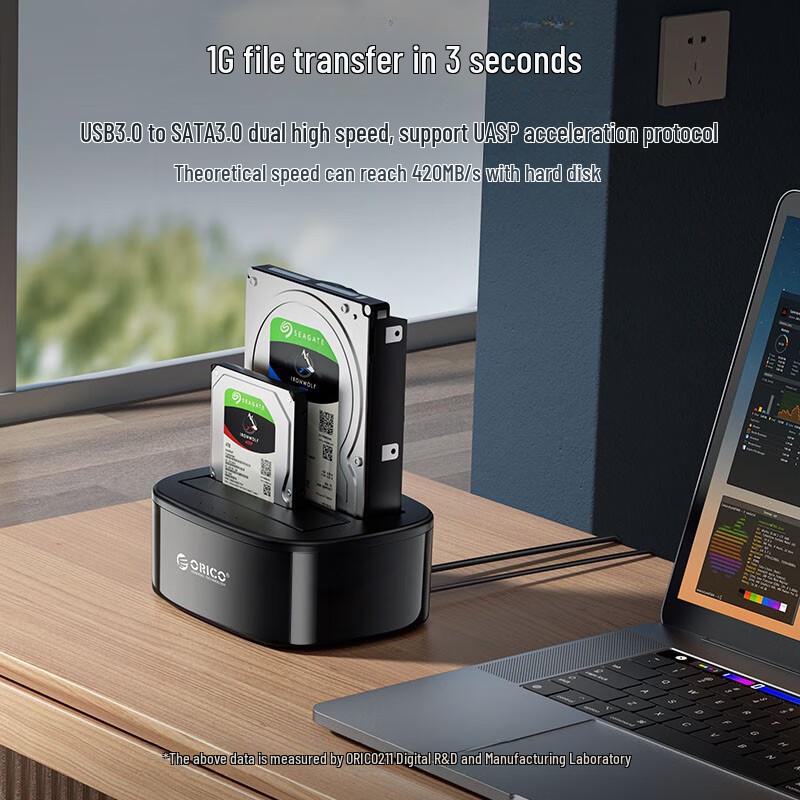 Корпус внешнего жесткого диска ORICO 6228US3 USB 3.0 SATA для 2,5/3,5-дюймовых дисков