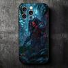 Мягкий чехол для телефона A-Alien Vs P-Predator для iPhone 16 16E 17 Air 15 Pro Max 14 Plus 13 Mini 11 12 7 Черная задняя крышка