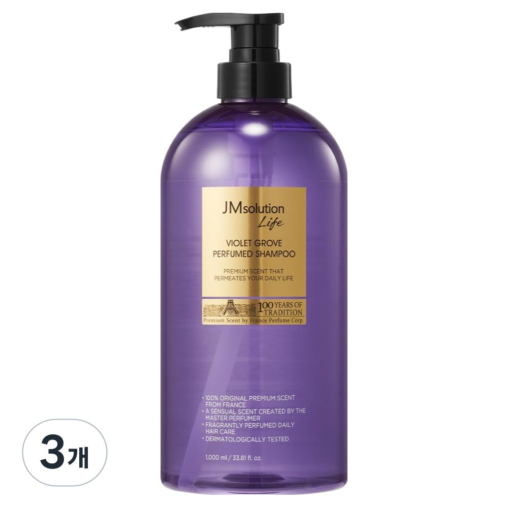 JM Solution Life Violet Grove Парфюмированный шампунь Древесный Мускус 3 шт 1 л