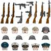 N661-670 NEW Military Infantry Soldies Warriors Action Figures Building Blocks Accessories Collection Children's Toys Gifts