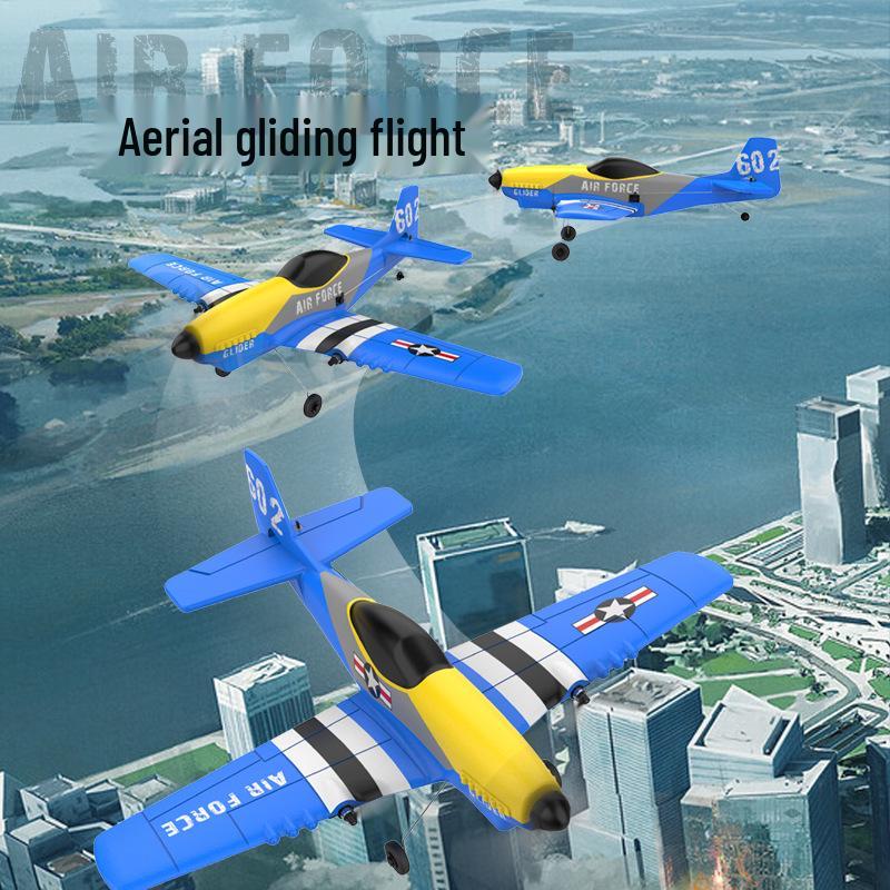 Kaifeng KF602 Самолет-истребитель P-51D Mustang на радиоуправлении, 3-канальная модель из пены