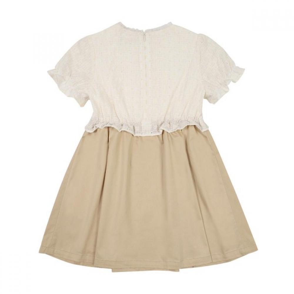 Hazzys Kids Lace Chino Dress Ivory  Hum11nj52m Iv 