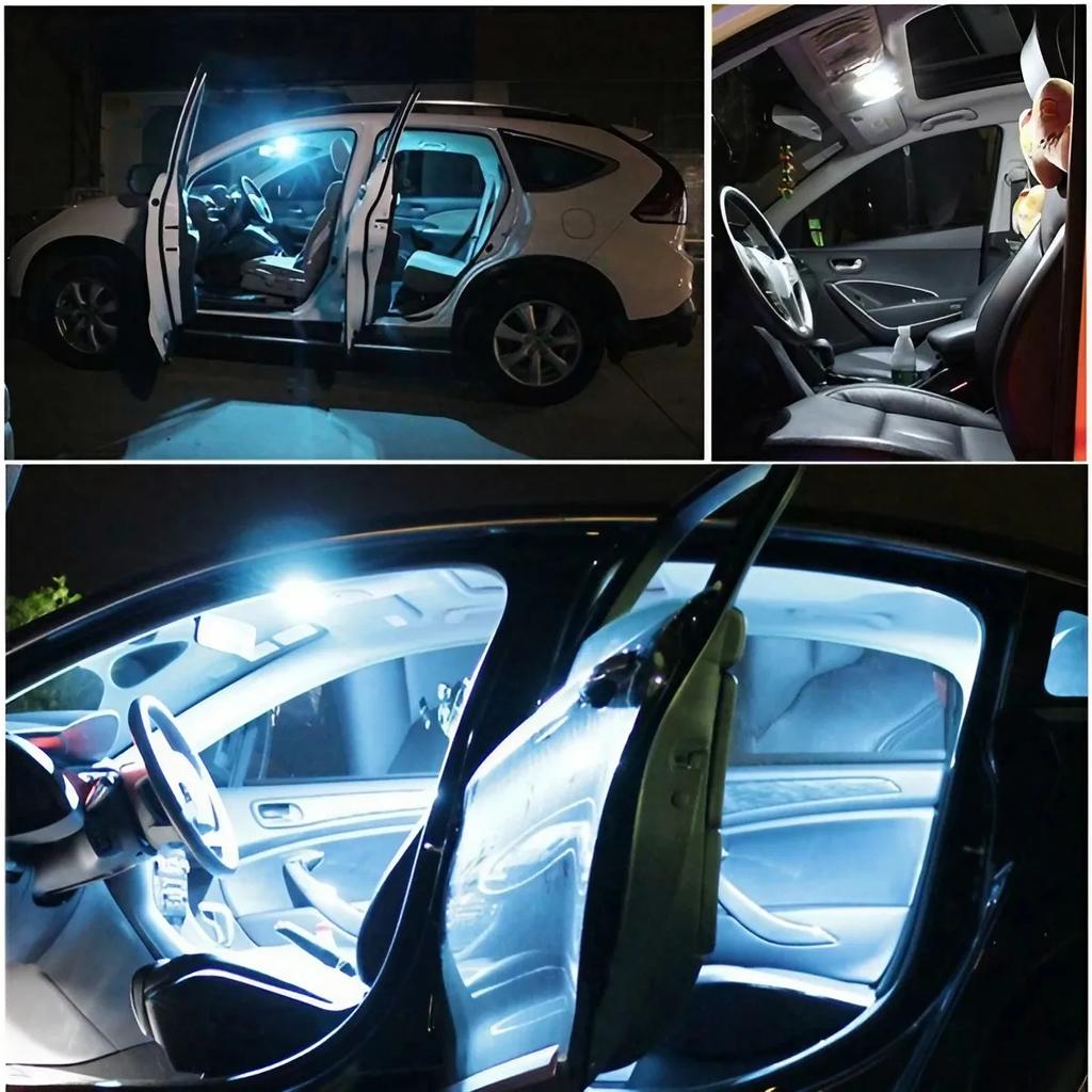 2 Pcs 10 Pcs 18 24 48 White Reading Lamp LED T10 Bulb LED Car Parking Interior Panel Light Festoon Lamp