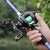 Telescopic Fishing Rod 12+1BB Baitcasting Reel Bass Freshwater Saltwater Outdoor Travel Fishing Tackle Rod Combo
