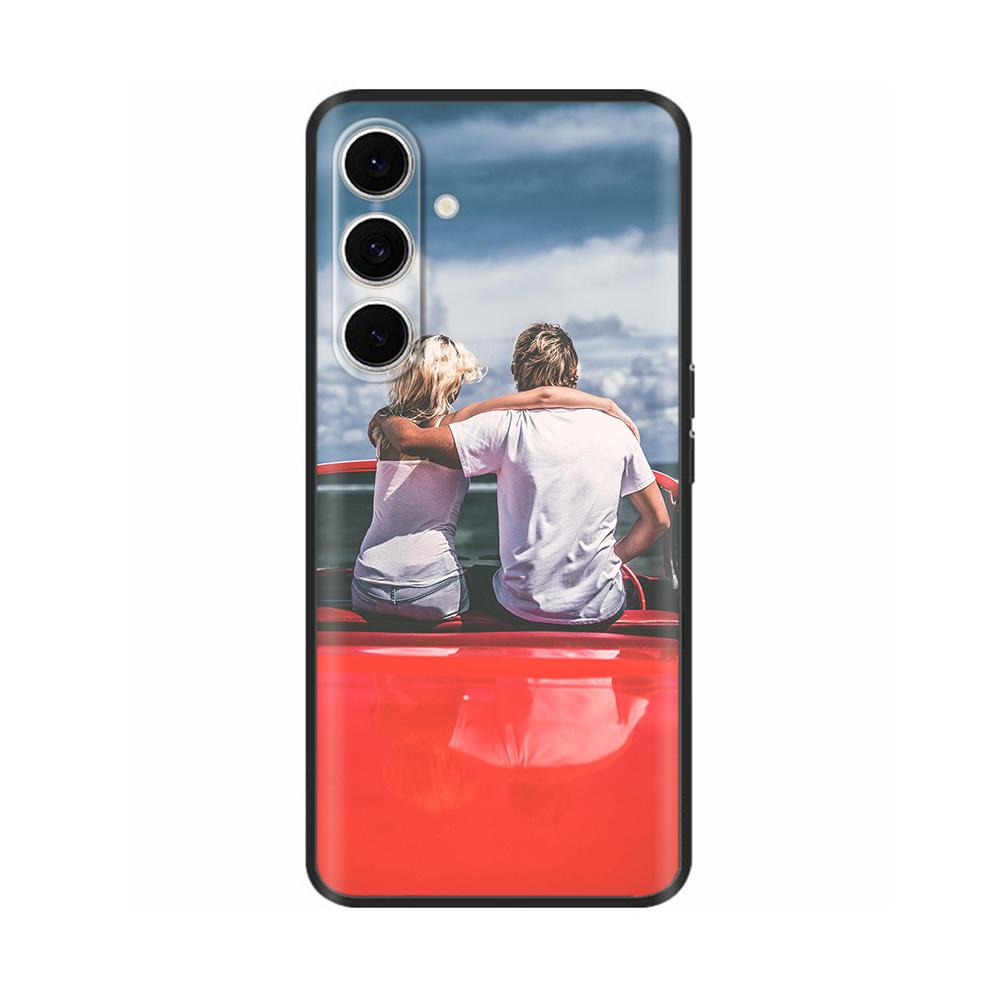Для Samsung Galaxy S24 FE Чехол Мягкий Черный Силикон ТПУ Чехол для Galaxy S24 Plus S24+ S24FE 5G Чехол для Телефона Capa S 24 FE Корпус