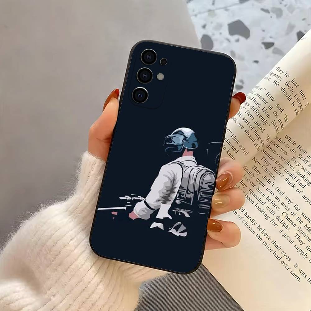 Чехол для телефона P-PUBG-es Черный Силиконовый Мягкий Для Samsung S25,S24,S21,S22,S23,S30,Ultra,S20,Plus,Fe,Lite