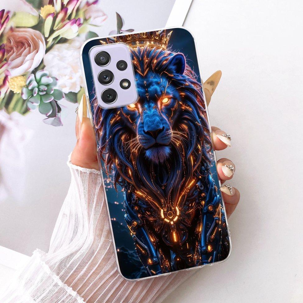 Прозрачный чехол для Samsung Galaxy A72 4G Милые модные цветы Забавный расписной корпус для Samsung A72 4G SM-A725M SM-A725F Чехол