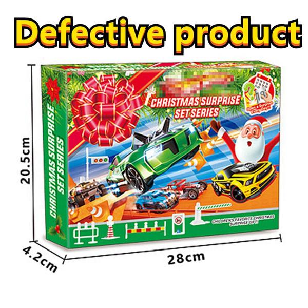Christmas Calendar Countdown 24 Days Car Toy Set Christmas Advent Calendar Blind Box Toy Gift For Children Navidad Natal Kerst