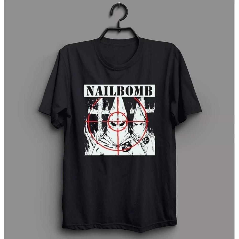 Футболка Rock-группы Nailbomb Klan Hunter Все размеры от S до 5XL NE606 Унисекс