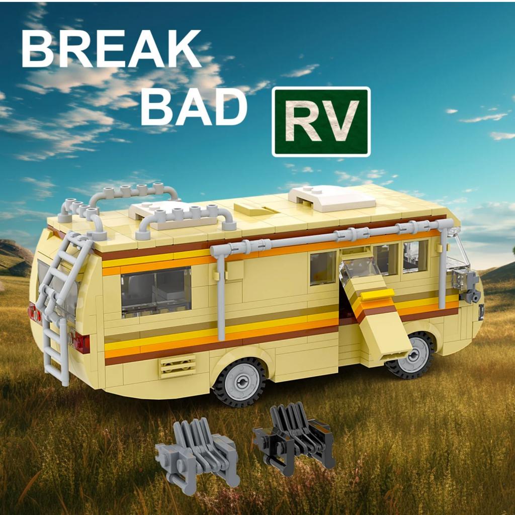 Break Bad RV Building Blocks Kit Creative Van House Camper Toys Building Blocks DIY Building Set Vehicle Toy для детей и взрослых