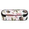 Pencil Bag Zipper Closure Organized Storage 300D Polyester with Main Pocket Mesh Layer and Removable Pen Divider for Classroom Use