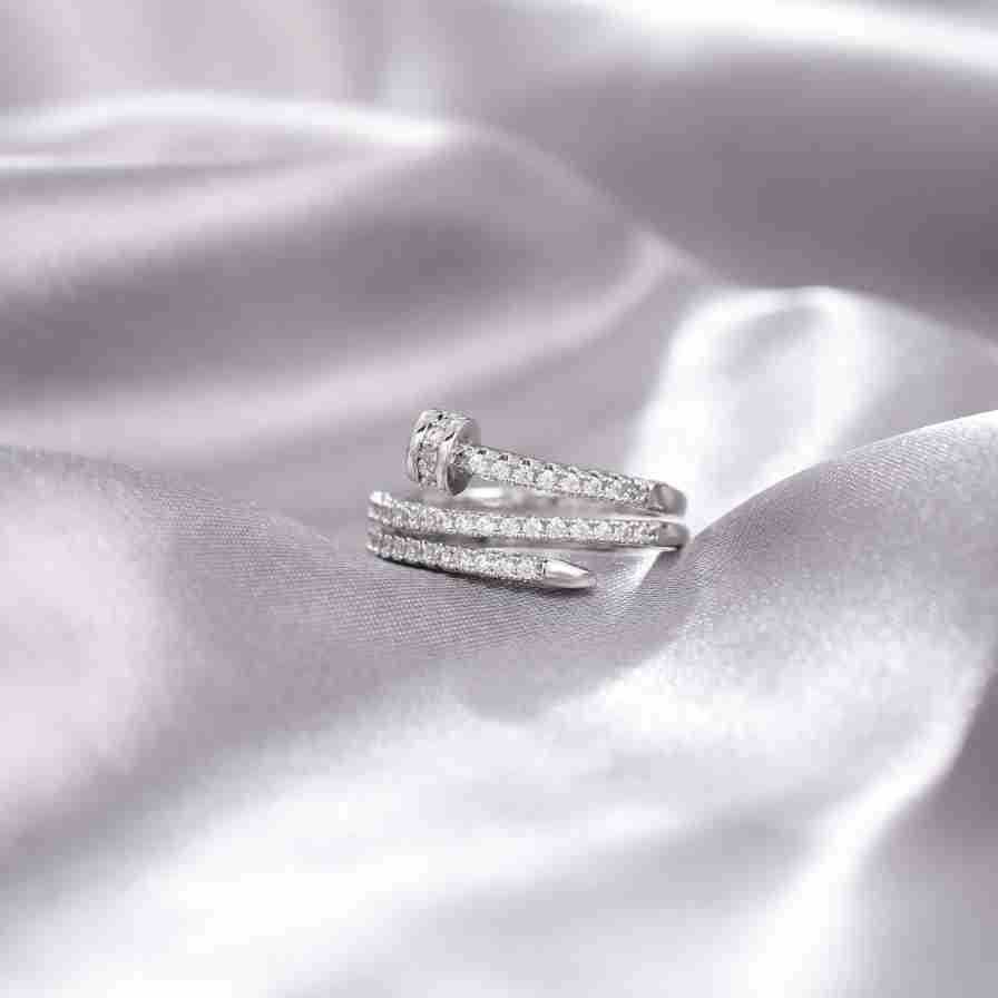 New Time Run Cross Ring, Niche Opening Adjustable Non Fading Ring