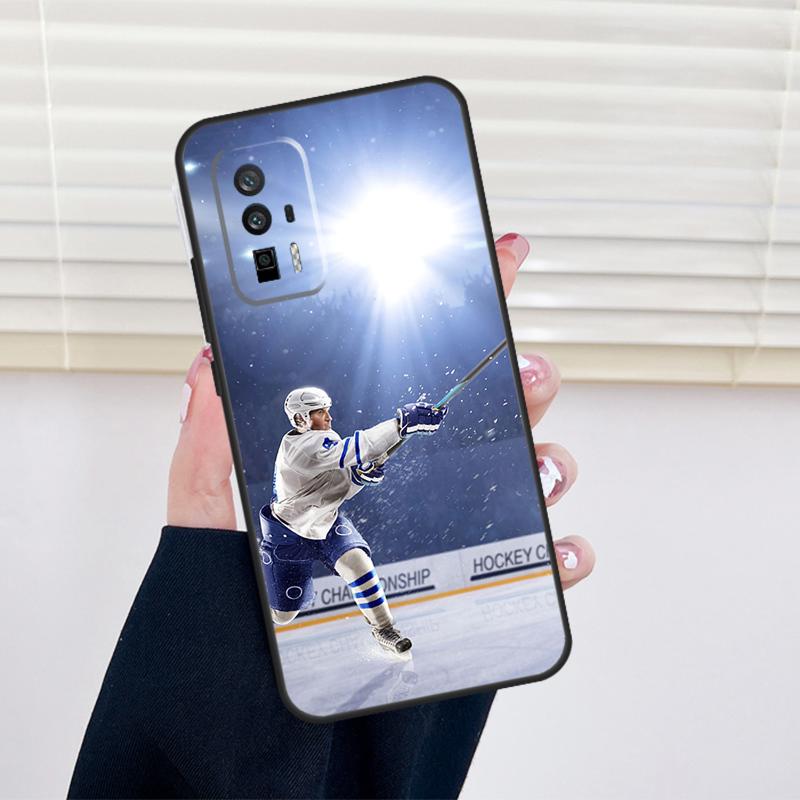 Чехол для телефона с изображением хоккея на льду для Xiaomi 14 13 15 Ultra 11T 12T 13T 14T Pro POCO X7 Pro X3 X5 X6 M6 F5 F6 Pro
