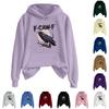 Women's Fashionable Casual Long Sleeve Hooded Printed Sweatshirt