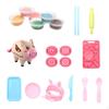 Noodle Maker Toy Piggy Machine Kitchen Pretend Play Playset Handmade for Game Early
